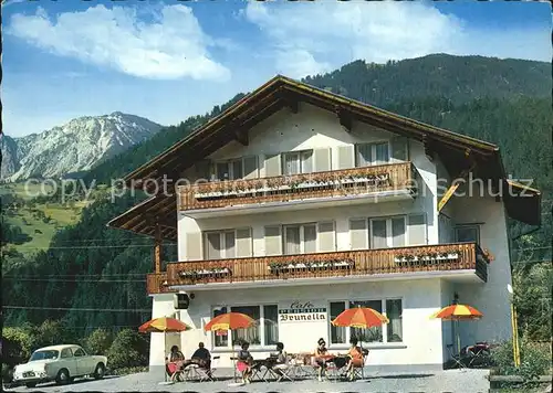 Vandans Vorarlberg Montafon Cafe Pension Restaurant Brunella  Kat. Vandans