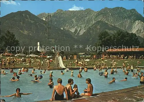 Vandans Vorarlberg Montafon Schwimmbad Kat. Vandans