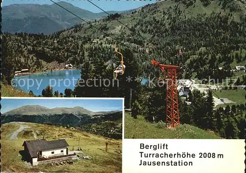 Turracher Hoehe Turrachersee Wintertalernock Berglift Jausenstation Kat. Reichenau Kaernten