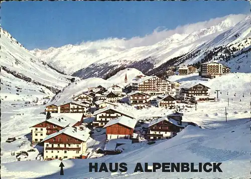 Obergurgl Soelden Tirol Oetztal Haus Alpenblick  Kat. Soelden oetztal
