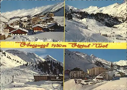 Obergurgl Soelden Tirol Ortsansichten Winter Kat. Soelden oetztal