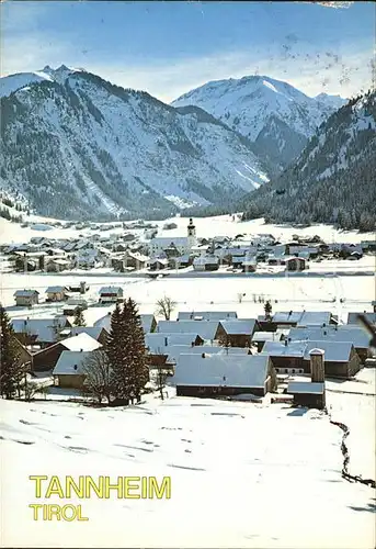 Tannheim Tirol Panorama Tirol Kat. Tannheim