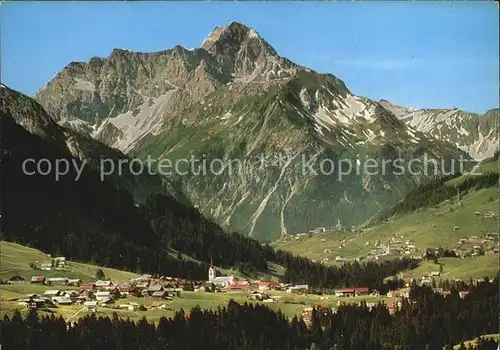 Kleinwalsertal Riezlern Hirschegg Mittelberg Widderstein  Kat. Oesterreich