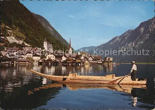 Hallstatt Salzkammergut Halstatter See Kat. Hallstatt