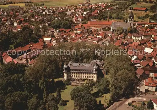 Lich Hessen Schloss Altstadt Kirche Fliegeraufnahme Kat. Lich