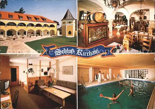 Kirchham Niederbayern Schloss Kirchham Kuranlage Gastraum Hallenbad Kat. Kirchham