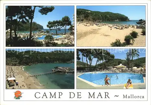 Camp de Mar Camping Strand Seebruecke Swimmingpool Kat. Andratx Mallorca