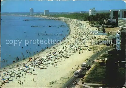 Slantschev Brjag Strand Panorama / Bulgarien /