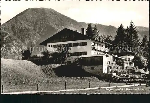 Tegernsee Haus Hochland Kat. Tegernsee