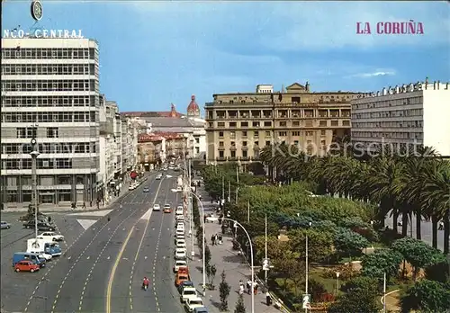 La Coruna Avenida Los Cantones y Jardines Kat. Spanien