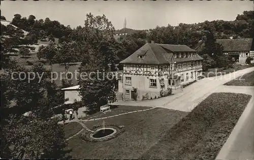 Winkel Odenwald Gasthaus Pension Zum Wiesengrund Kat. Lindenfels