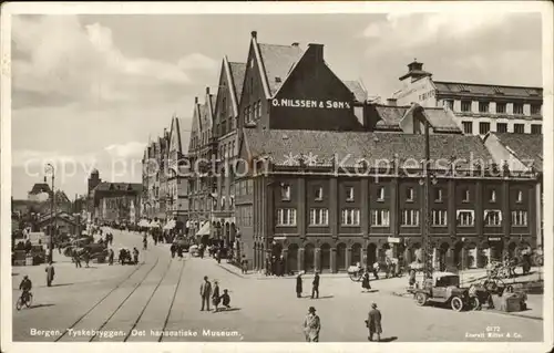 Bergen Norwegen Tyskebryggen Heanseatiske Museum Kat. Norwegen