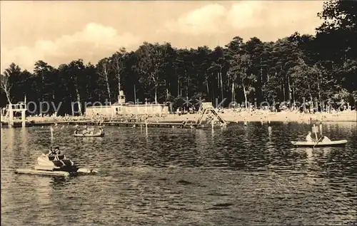 Schmannewitz Waldbad Kat. Dahlen Sachsen