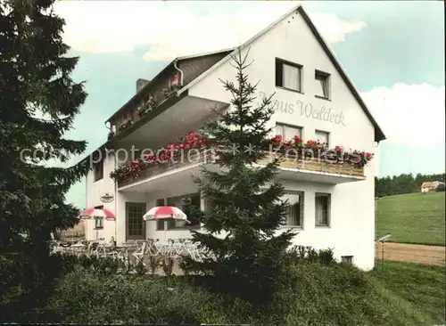 Fleckl Pension Haus Waldeck im Fichtelgebirge Kat. Warmensteinach
