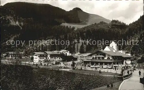 Spitzingsee Postgasthof und Seecafe St Bernhard Kat. Schliersee