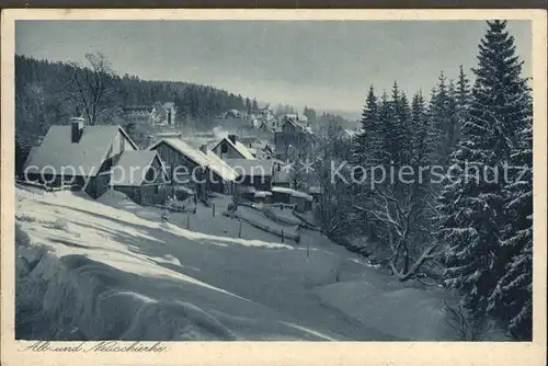 Harz Region Alt und Neuschierke Winter