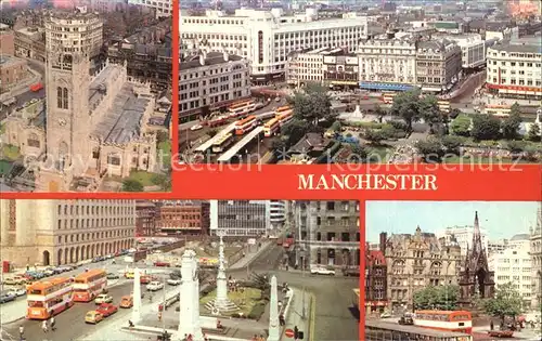 Manchester The Cathedral St Peters Square Picadilly Albert Square Kat. Manchester