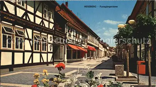 Herzberg Harz Fussgaengerzone Kat. Herzberg am Harz