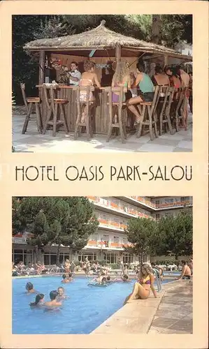 Salou Hotel Oasis Park Bar Swimmingpool Kat. Tarragona Costa Dorada
