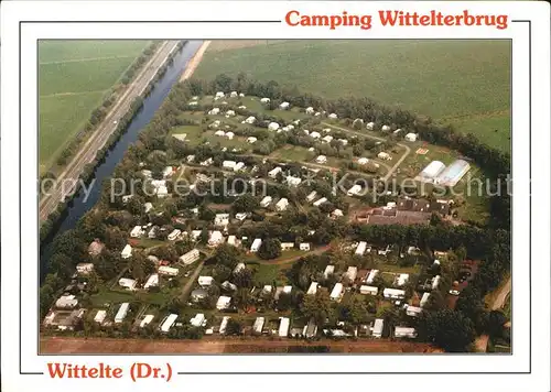 Wittelte Fliegeraufnahme Camping Witteltebrug Kat. Westerveld