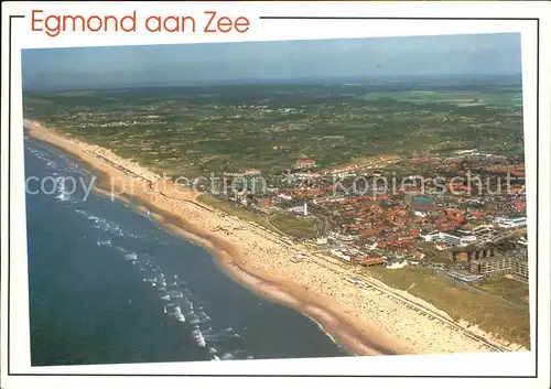 Egmond aan Zee Fliegeraufnahme Kat. Niederlande