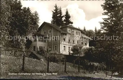 Koetzting Gasthaus Ludwigsberg Kat. Bad Koetzting