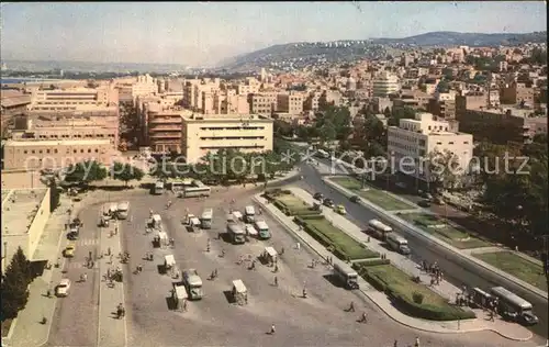 Haifa Town and Plumer Square seen from the Dagon Silo Kat. Haifa