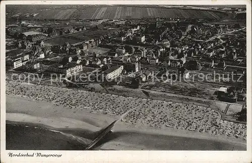 Wangerooge Nordseebad Fliegeraufnahme Kat. Wangerooge