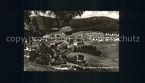 Rueckershausen Wittgenstein Panorama Kat. Bad Laasphe