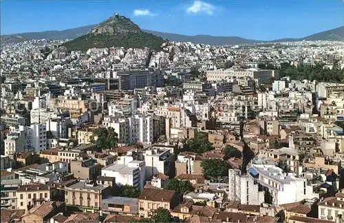 Athen Griechenland Blick ueber die Stadt Kat. 