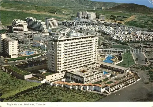 Playa de las Americas Hotelanlagen Fliegeraufnahme Kat. Arona Tenerife Islas Canarias