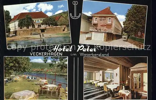 Veckerhagen Hotel Peter Garten an der Weser Weserbergland Kat. Reinhardshagen