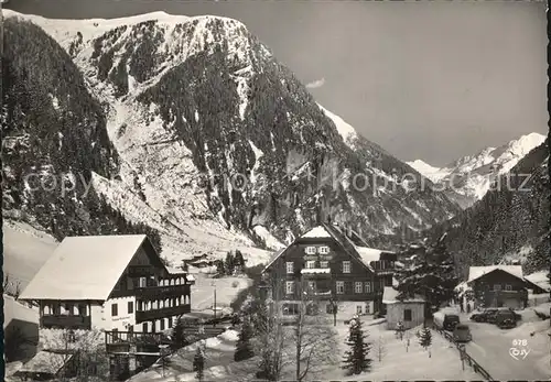 Badgastein Gaststaette Hotel Gruener Baum Koetschachtal Alpenblick Kat. Bad Gastein