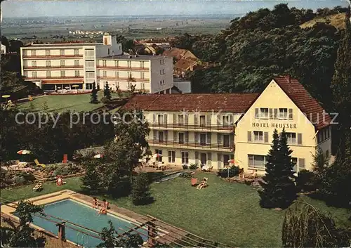 Bad Duerkheim Garten Hotel Heusser Swimming Pool Kat. Bad Duerkheim