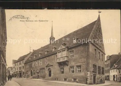 Merseburg Saale Altes Rathaus Ratskeller Kat. Merseburg