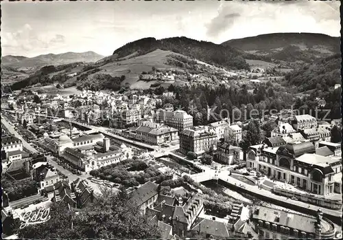 La Bourboule Vue generale et Vallee de la Dordogne Kat. La Bourboule