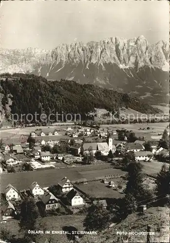 oeblarn Panorama Ennstal Alpen Kat. oeblarn