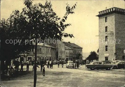 Novi Vinodol Platz Turm Kat. Kroatien