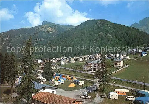 Canazei Suedtirol Val di Fassa Campingplatz Kat. 