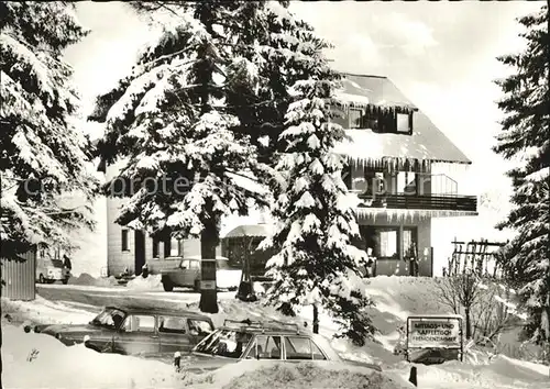 Fleckl Haus Waldeck Winter im Fichtelgebirge Kat. Warmensteinach