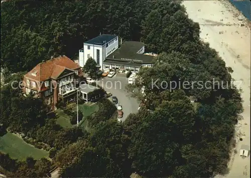 Travemuende Ostseebad Golfhotel Seetempel Strand Fliegeraufnahme Kat. Luebeck