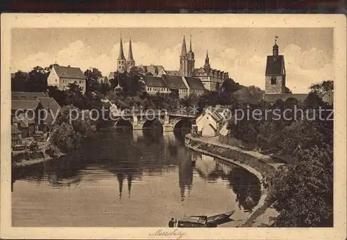 Merseburg Saale Schloss Bruecke Kat. Merseburg