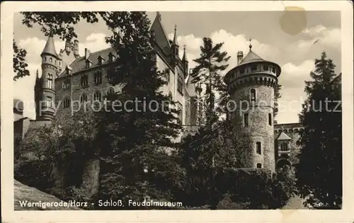 Wernigerode Harz Schloss Feudalmuseum Kat. Wernigerode