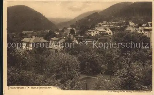 Friedrichroda Blick vom Perthesweg Kat. Friedrichroda