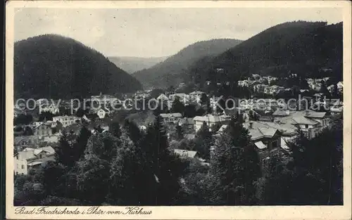 Friedrichroda Bad Blick vom Kurhaus Kat. Friedrichroda