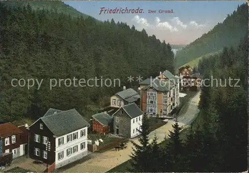 Friedrichroda Der Grund Kat. Friedrichroda