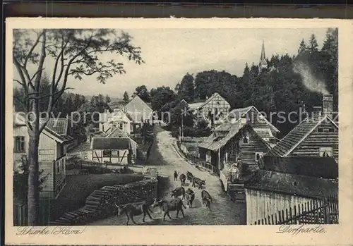 Schierke Harz Dorfpartie Kat. Schierke Brocken