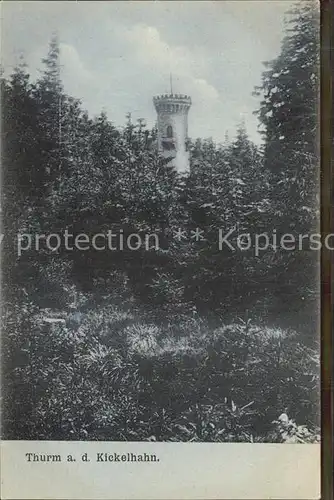 Ilmenau Thueringen Turm auf dem Kickelhahn Kat. Ilmenau