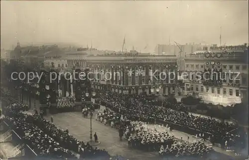 Berlin Majestaet Empfang Parade Garde Kat. Berlin