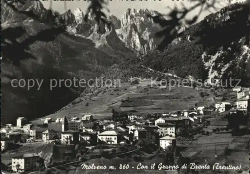 Molveno con il Gruppo di Brenta Kat. Italien